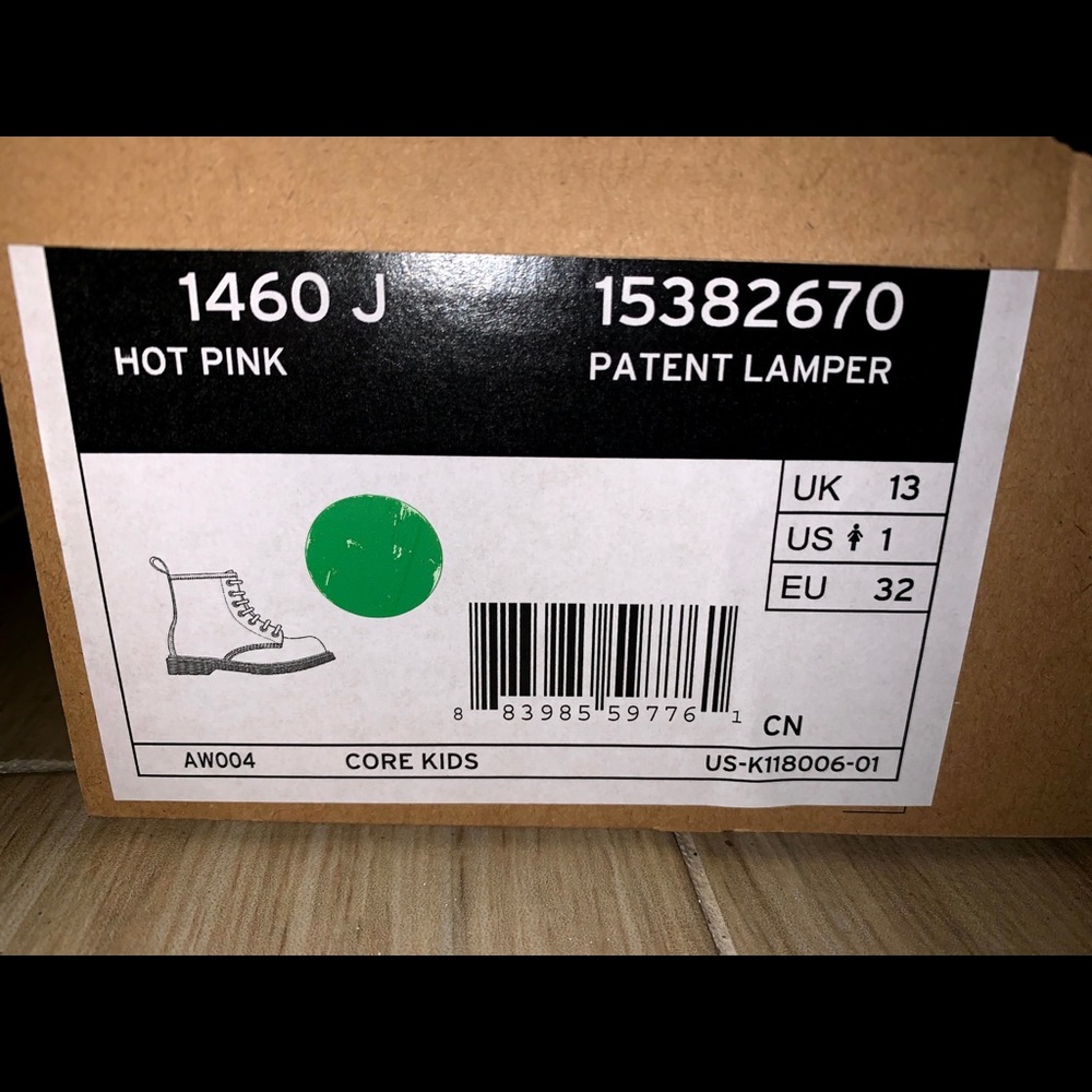 Dr. Martens Kids Pink Boots - Picture 3 of 8